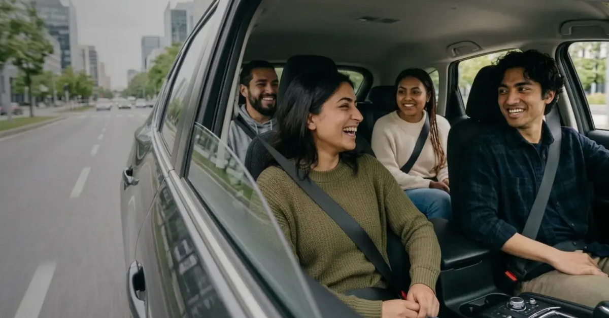 Comfort to drive a rental car