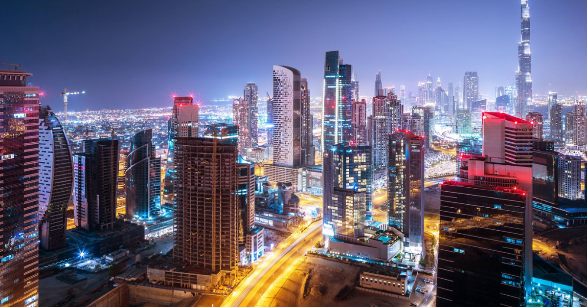 Night place in Dubai