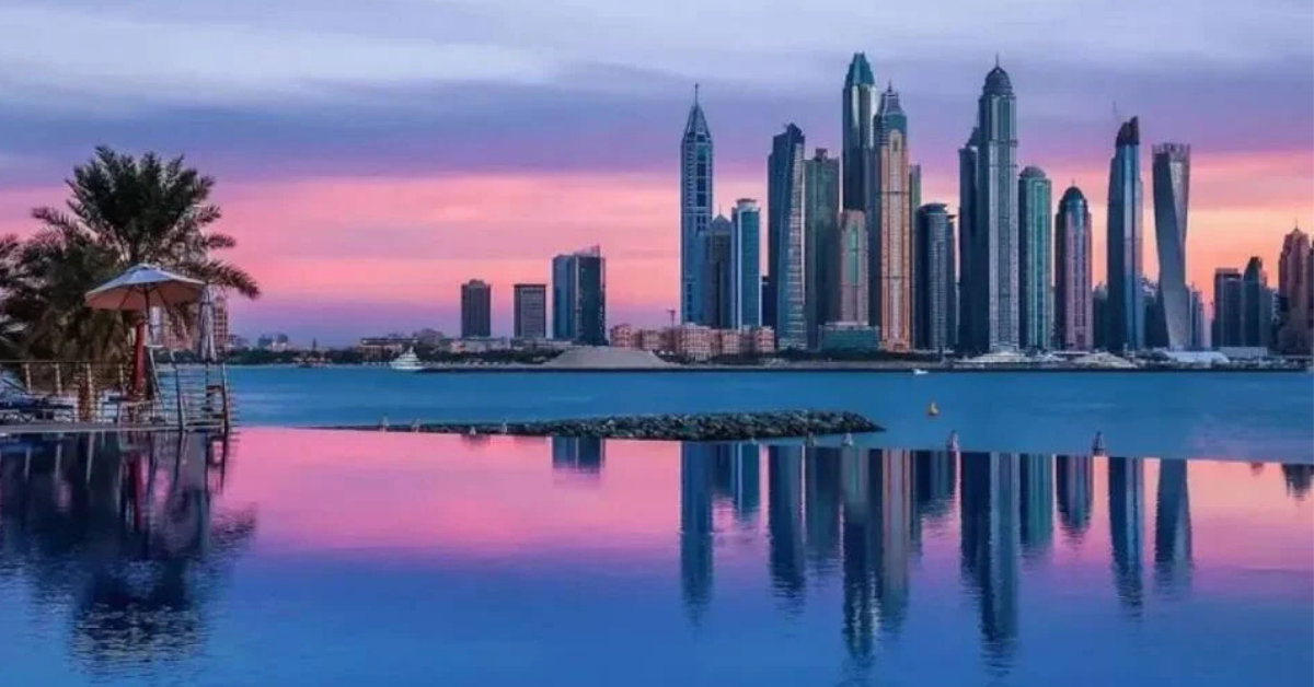 Scenic place in Dubai